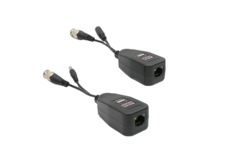 8MP, 4 in 1 HD passive video balun with RJ 45 Plug cable input