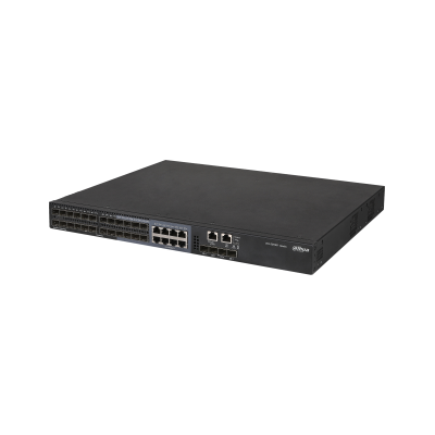 28-Port Managed Gigabit Switch with 24-Port GSFP and 4-Port 10G SFP+