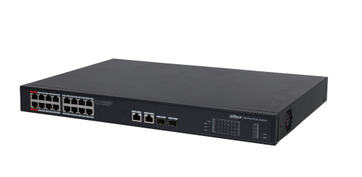 20-Port Unmanaged Gigabit Switch with 16-Port PoE